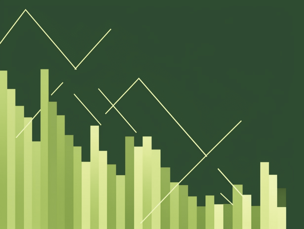 cours de bourse en baisse